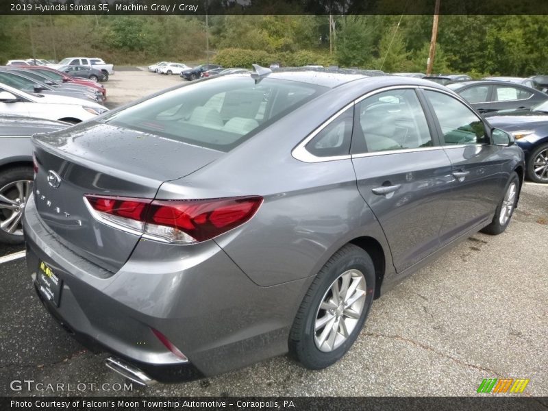 Machine Gray / Gray 2019 Hyundai Sonata SE