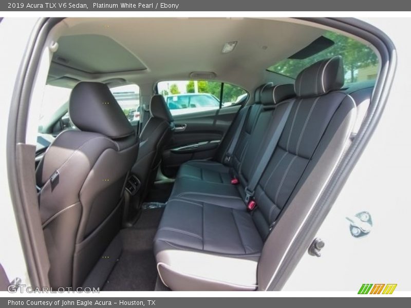 Platinum White Pearl / Ebony 2019 Acura TLX V6 Sedan