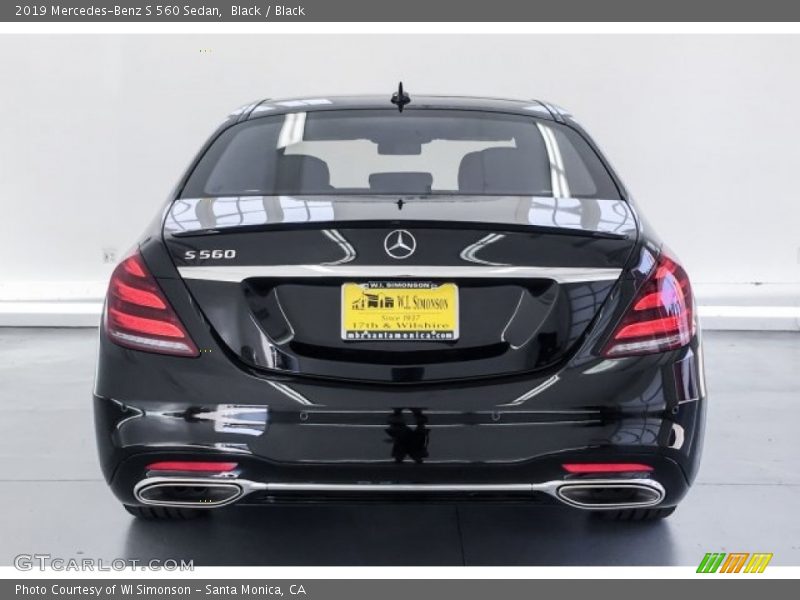 Black / Black 2019 Mercedes-Benz S 560 Sedan