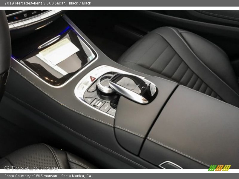 Controls of 2019 S 560 Sedan