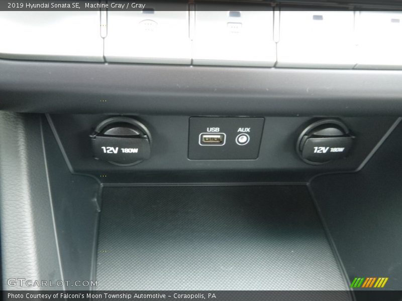 Machine Gray / Gray 2019 Hyundai Sonata SE