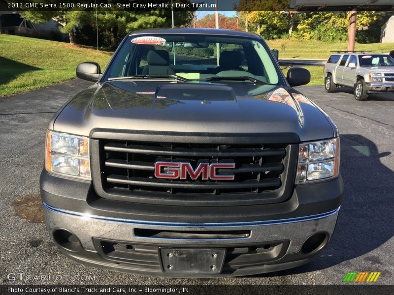 Steel Gray Metallic / Dark Titanium 2012 GMC Sierra 1500 Regular Cab