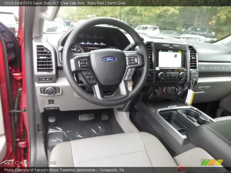 Dashboard of 2019 F250 Super Duty XLT Crew Cab 4x4