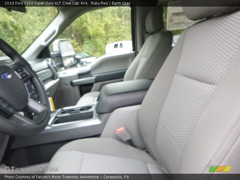 Ruby Red / Earth Gray 2019 Ford F250 Super Duty XLT Crew Cab 4x4