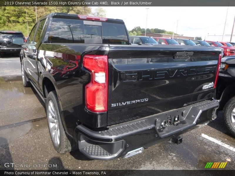 Black / Jet Black/Umber 2019 Chevrolet Silverado 1500 High Country Crew Cab 4WD