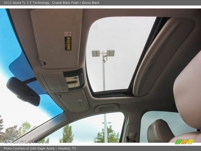 Crystal Black Pearl / Ebony Black 2011 Acura TL 3.5 Technology