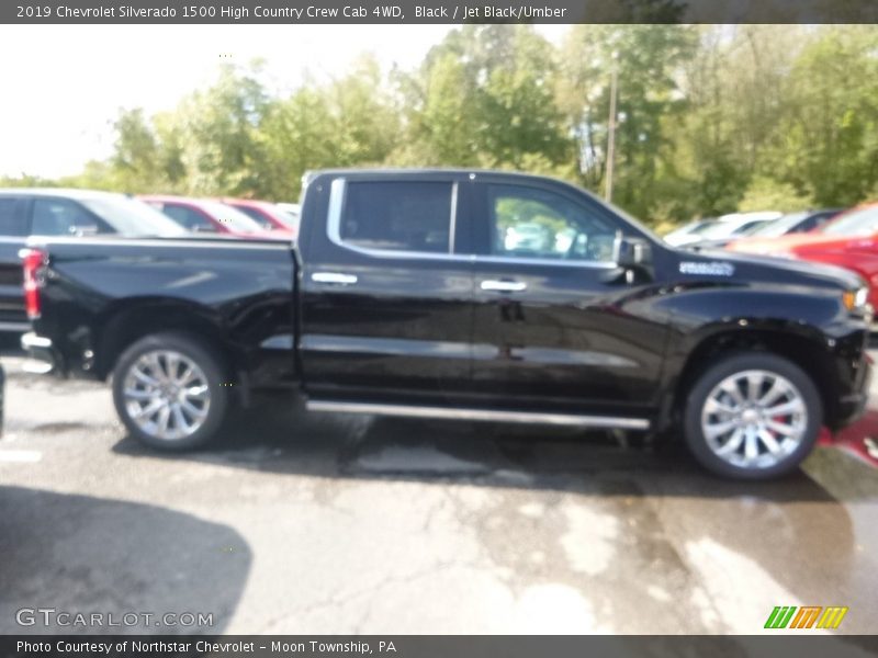 Black / Jet Black/Umber 2019 Chevrolet Silverado 1500 High Country Crew Cab 4WD