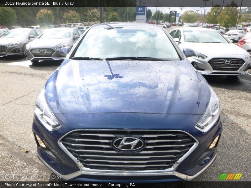 Blue / Gray 2019 Hyundai Sonata SE