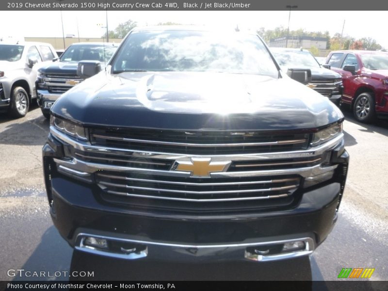 Black / Jet Black/Umber 2019 Chevrolet Silverado 1500 High Country Crew Cab 4WD