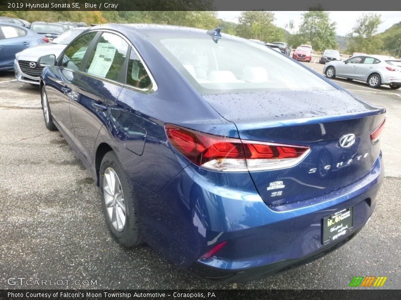 Blue / Gray 2019 Hyundai Sonata SE