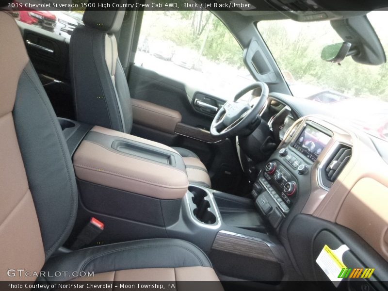 Black / Jet Black/Umber 2019 Chevrolet Silverado 1500 High Country Crew Cab 4WD