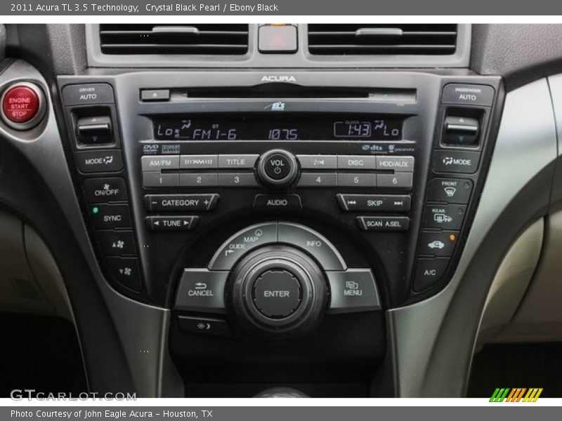 Crystal Black Pearl / Ebony Black 2011 Acura TL 3.5 Technology