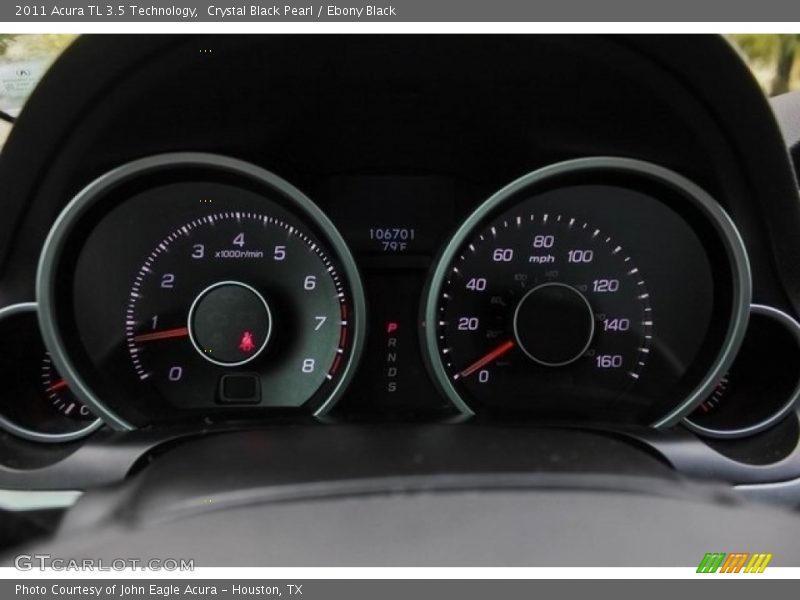Crystal Black Pearl / Ebony Black 2011 Acura TL 3.5 Technology