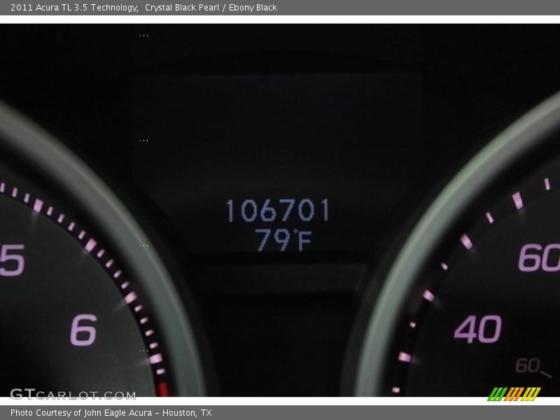 Crystal Black Pearl / Ebony Black 2011 Acura TL 3.5 Technology