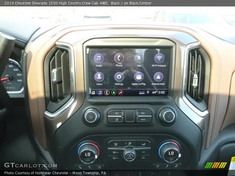 Black / Jet Black/Umber 2019 Chevrolet Silverado 1500 High Country Crew Cab 4WD