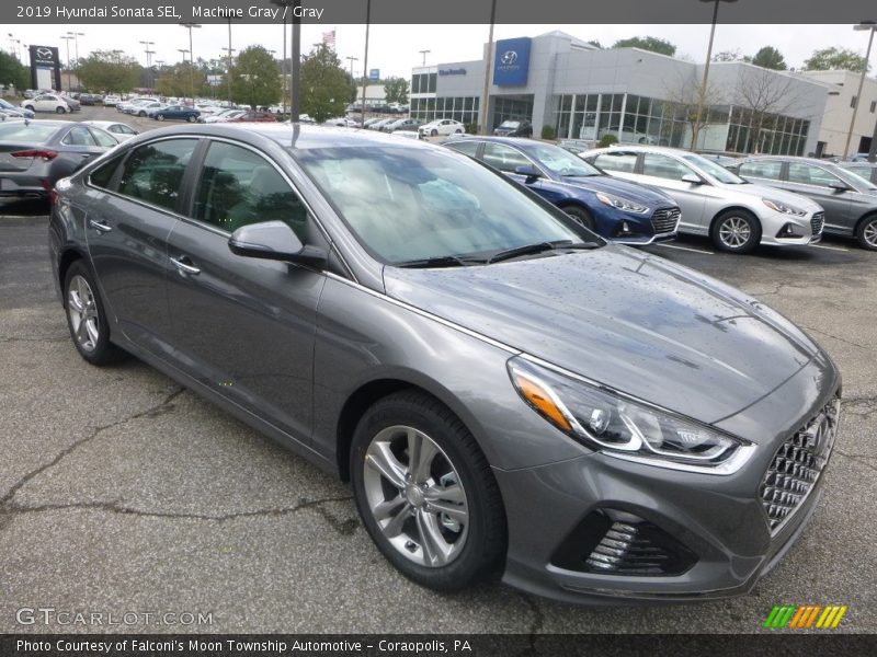 Machine Gray / Gray 2019 Hyundai Sonata SEL