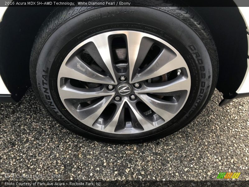White Diamond Pearl / Ebony 2016 Acura MDX SH-AWD Technology