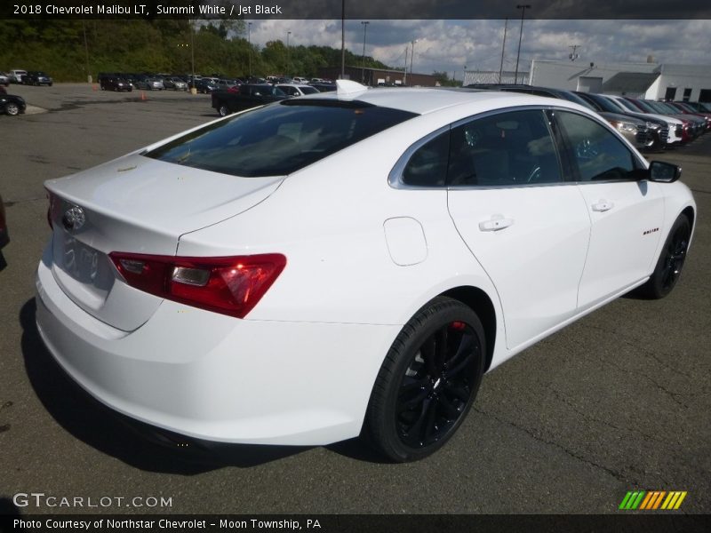 Summit White / Jet Black 2018 Chevrolet Malibu LT