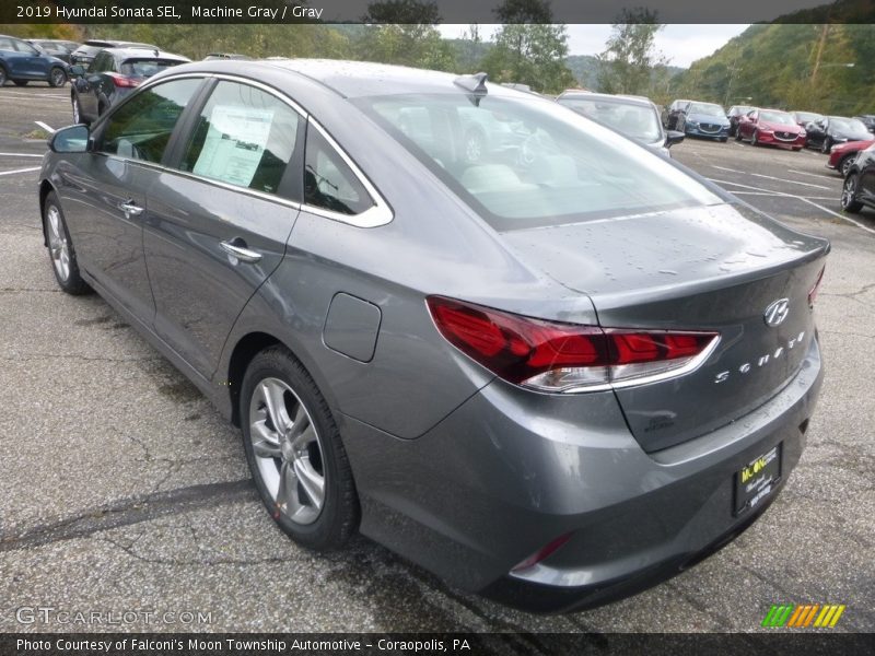 Machine Gray / Gray 2019 Hyundai Sonata SEL