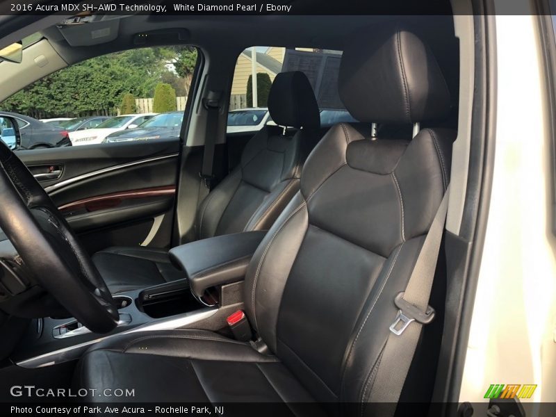 White Diamond Pearl / Ebony 2016 Acura MDX SH-AWD Technology
