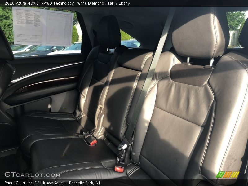 White Diamond Pearl / Ebony 2016 Acura MDX SH-AWD Technology