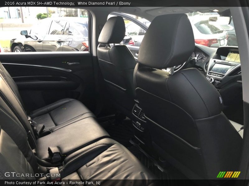 White Diamond Pearl / Ebony 2016 Acura MDX SH-AWD Technology