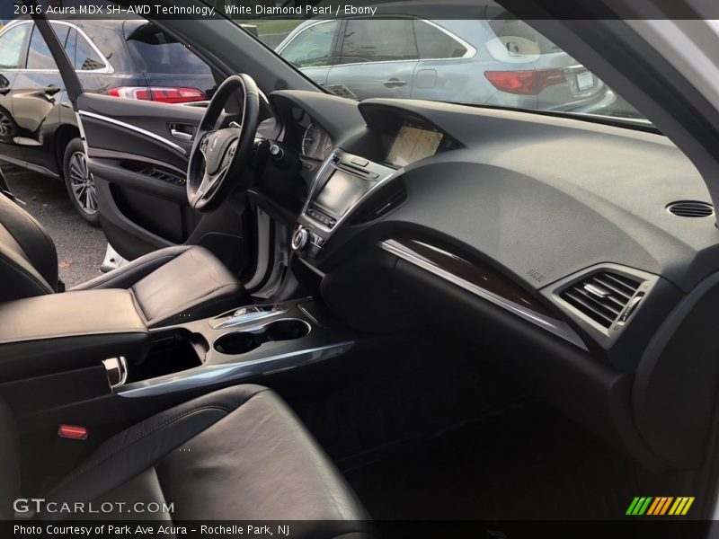 White Diamond Pearl / Ebony 2016 Acura MDX SH-AWD Technology