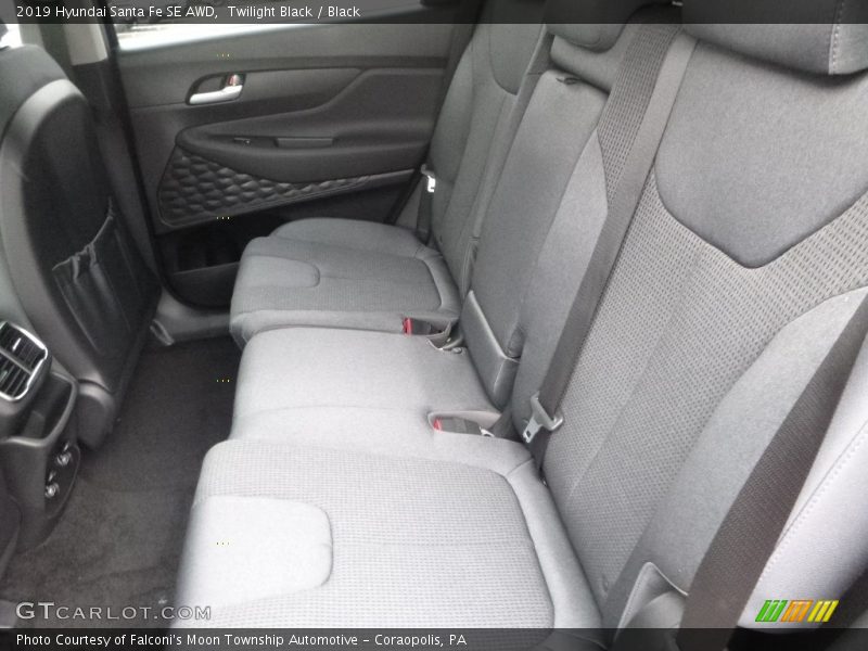 Twilight Black / Black 2019 Hyundai Santa Fe SE AWD