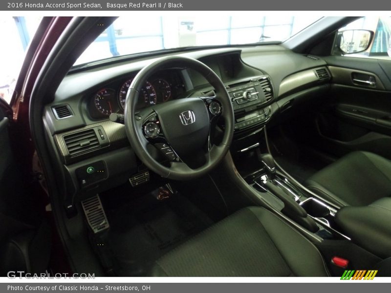 Basque Red Pearl II / Black 2016 Honda Accord Sport Sedan