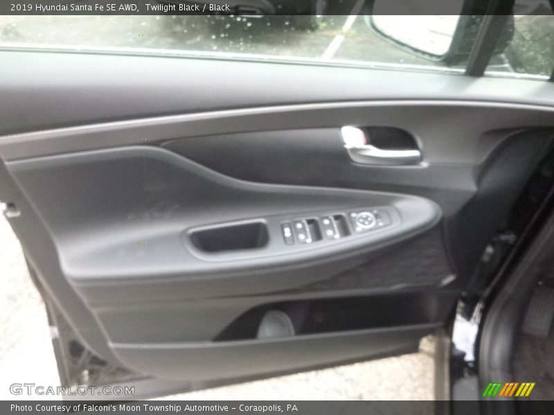 Twilight Black / Black 2019 Hyundai Santa Fe SE AWD