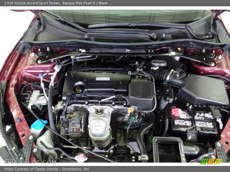 Basque Red Pearl II / Black 2016 Honda Accord Sport Sedan