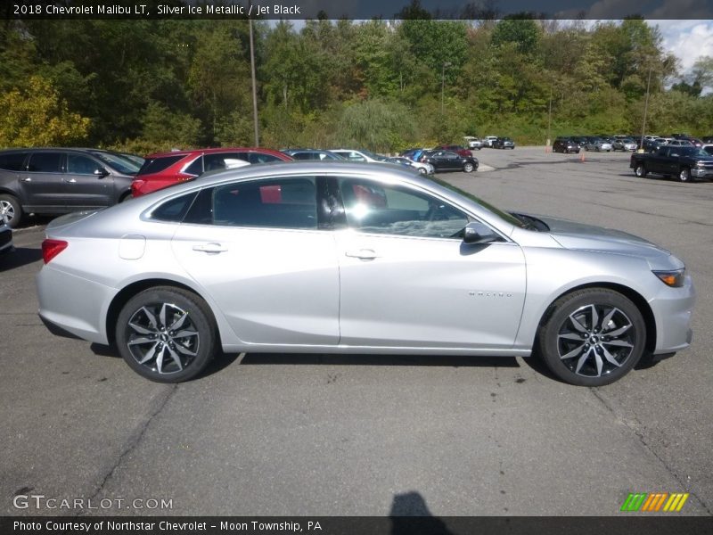 Silver Ice Metallic / Jet Black 2018 Chevrolet Malibu LT