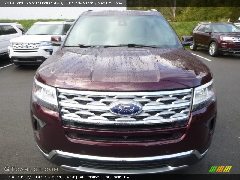 Burgundy Velvet / Medium Stone 2019 Ford Explorer Limited 4WD