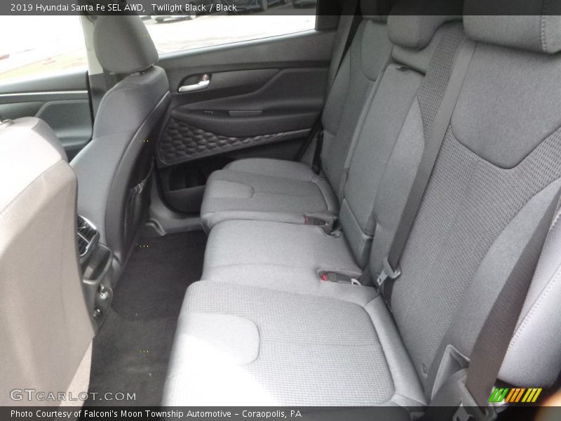 Twilight Black / Black 2019 Hyundai Santa Fe SEL AWD