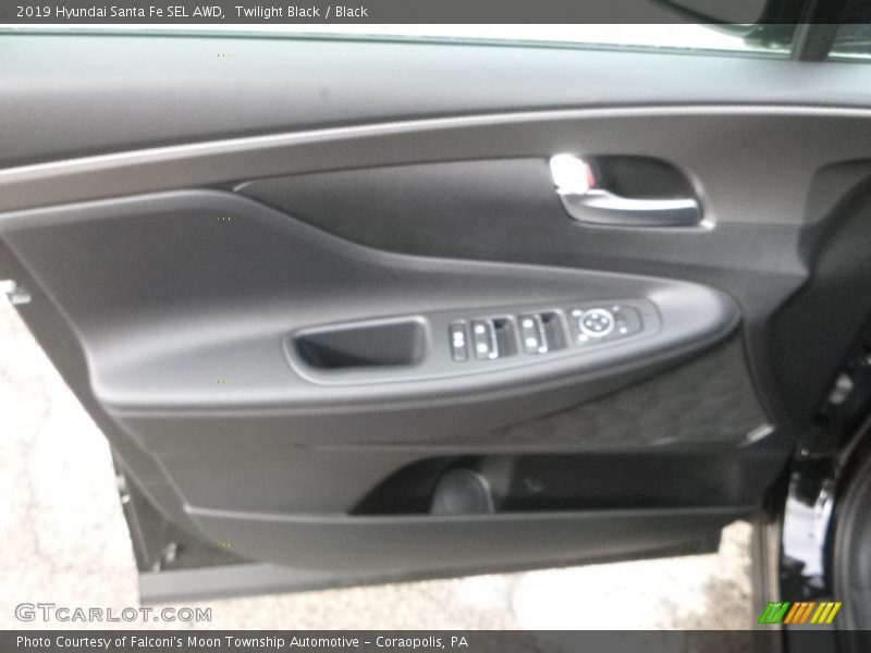 Twilight Black / Black 2019 Hyundai Santa Fe SEL AWD