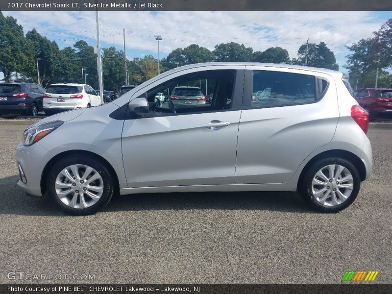Silver Ice Metallic / Jet Black 2017 Chevrolet Spark LT