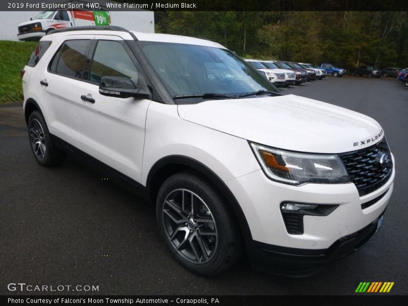 Front 3/4 View of 2019 Explorer Sport 4WD