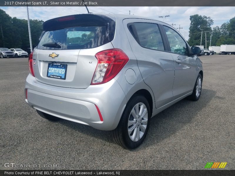 Silver Ice Metallic / Jet Black 2017 Chevrolet Spark LT