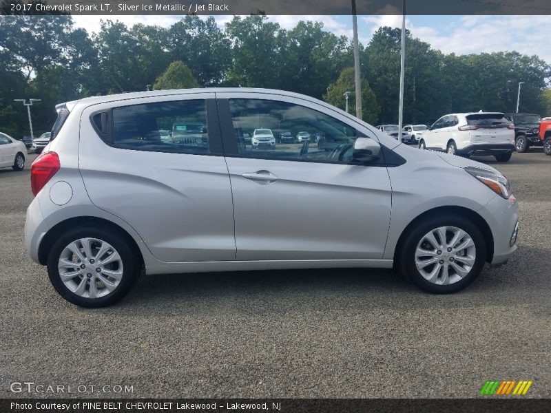 Silver Ice Metallic / Jet Black 2017 Chevrolet Spark LT