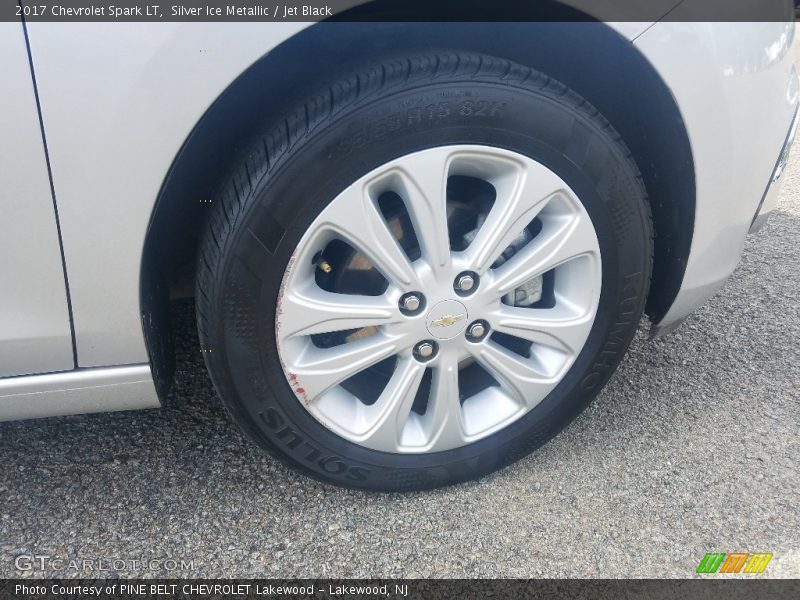 Silver Ice Metallic / Jet Black 2017 Chevrolet Spark LT