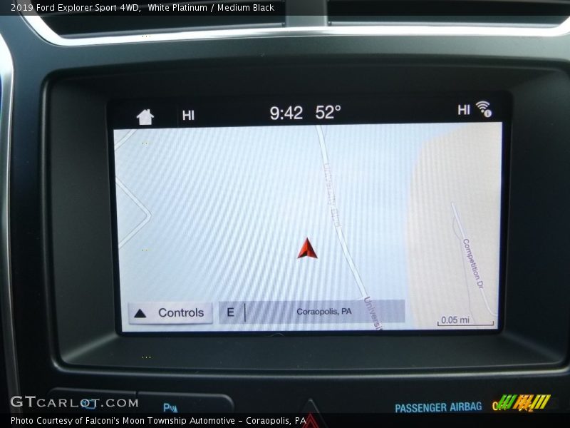 Navigation of 2019 Explorer Sport 4WD