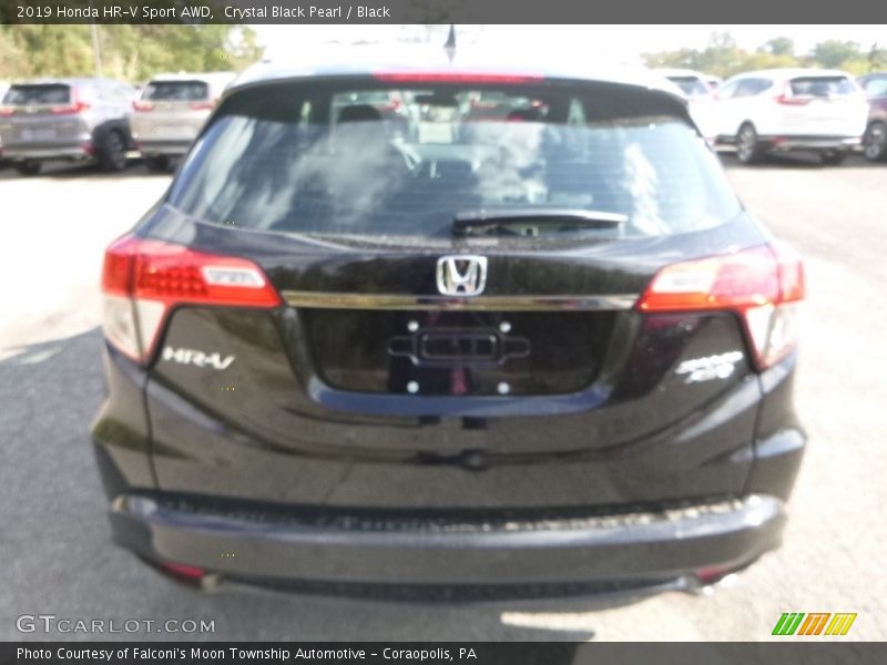 Crystal Black Pearl / Black 2019 Honda HR-V Sport AWD