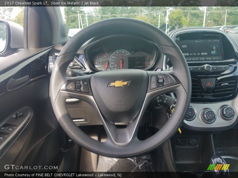 Silver Ice Metallic / Jet Black 2017 Chevrolet Spark LT