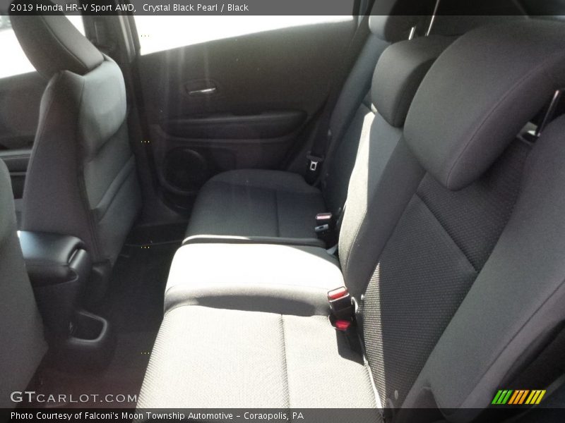 Crystal Black Pearl / Black 2019 Honda HR-V Sport AWD