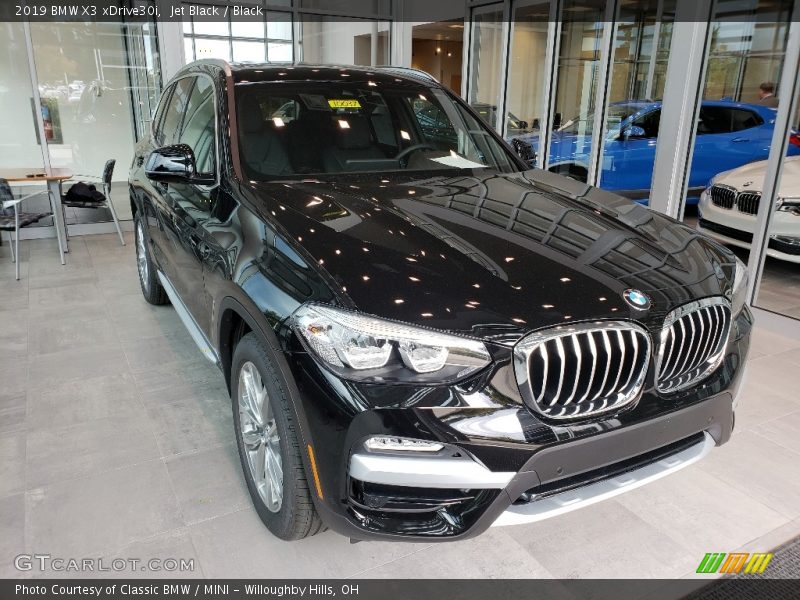 Jet Black / Black 2019 BMW X3 xDrive30i