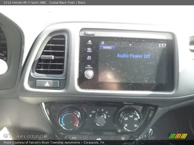 Crystal Black Pearl / Black 2019 Honda HR-V Sport AWD