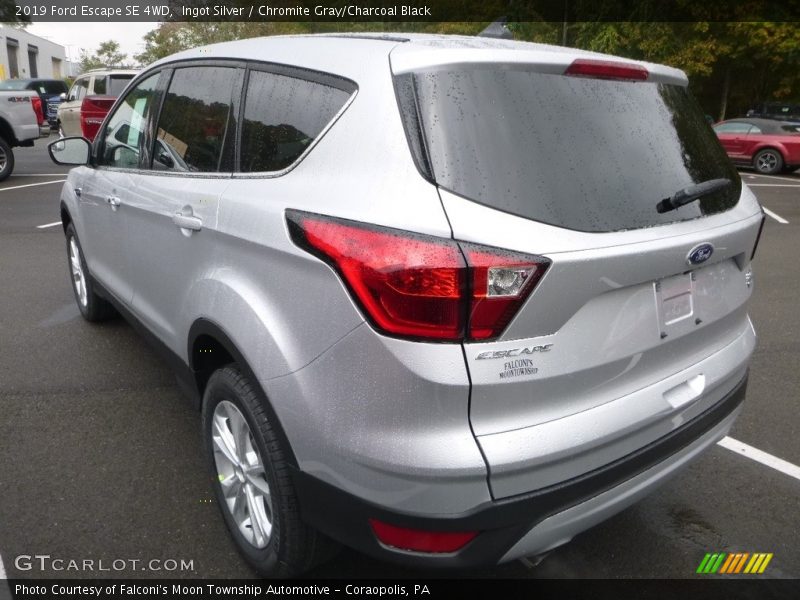 Ingot Silver / Chromite Gray/Charcoal Black 2019 Ford Escape SE 4WD