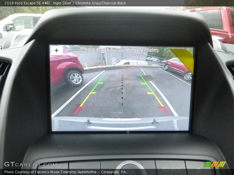 Ingot Silver / Chromite Gray/Charcoal Black 2019 Ford Escape SE 4WD