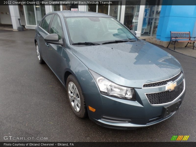 Blue Granite Metallic / Jet Black/Medium Titanium 2012 Chevrolet Cruze LS