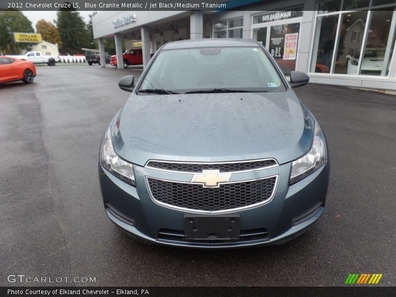 Blue Granite Metallic / Jet Black/Medium Titanium 2012 Chevrolet Cruze LS
